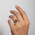Tiger Eye Oval Ring