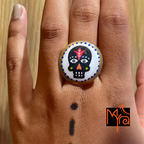 Konkaal Handpainted Ring