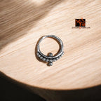 Dew Dot Septum Ring 92.5 sterling silver pure silver nosepin MYRA