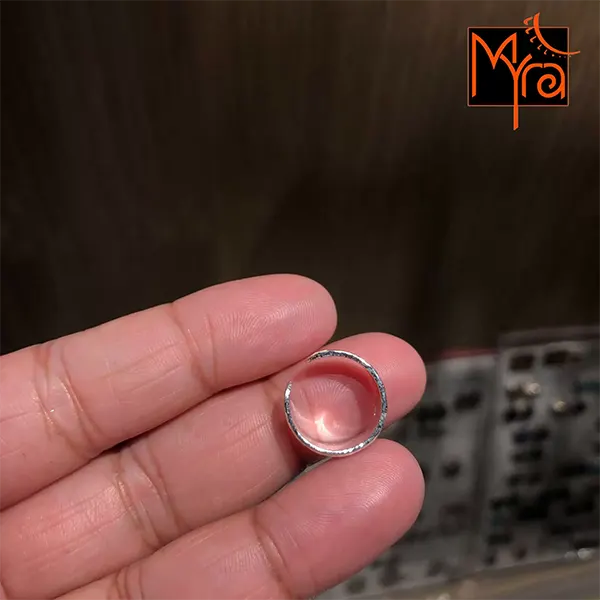 Polished Wave Pattern Toe Ring