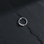 Twisted Silver Nose Ring