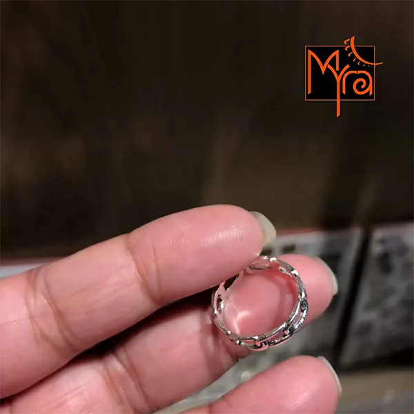 Chain Pattern Toe Ring