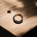 Twist Tide Nose Ring 92.5 sterling silver pure silver MYRA