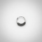 Twist Tide Nose Ring 92.5 sterling silver pure silver MYRA