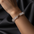 Uncut Stone Bracelet : Transparent