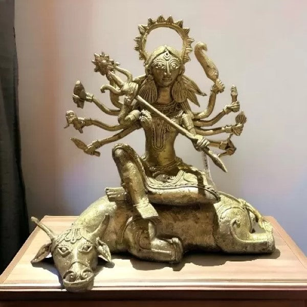 Dokra Warrior Goddess Durga