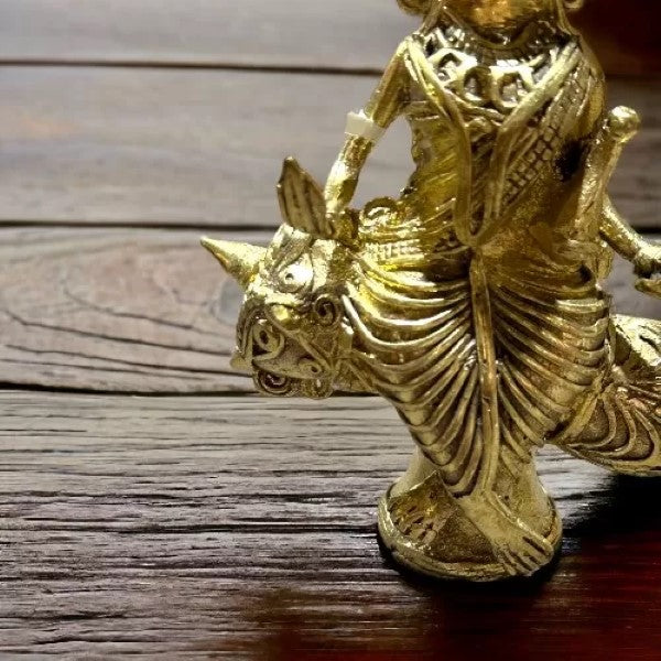 Dokra Sitting Lakshmi Figurine (Small)