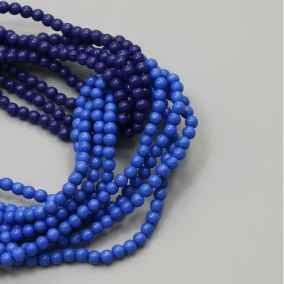 Ocean Breeze: Blue Bead Layered Necklace