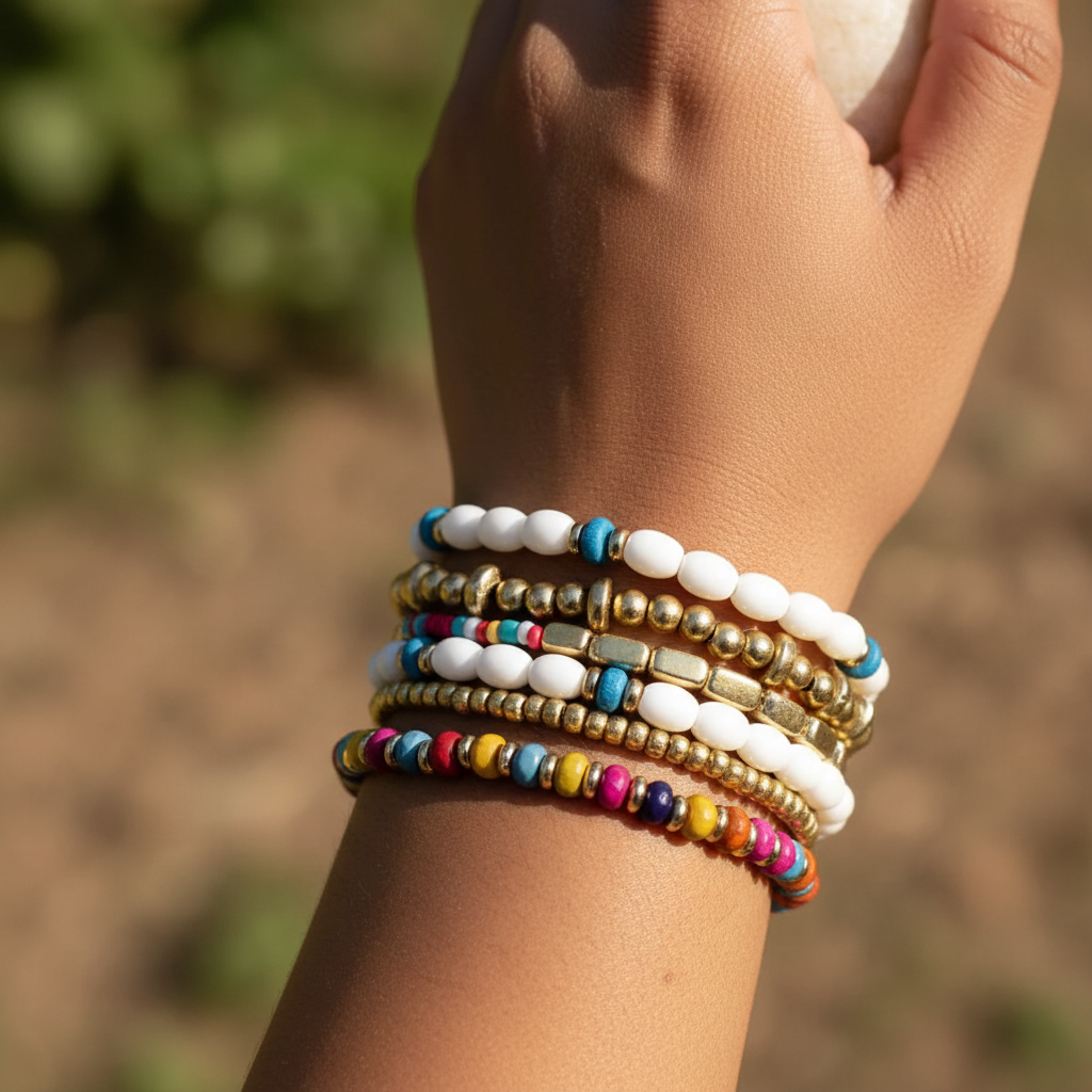 Bead Bunch Bracelet : Multicolor