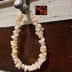 Uncut Stone Bracelet : Off White