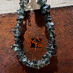 Uncut Stone Bracelet : Smoke Grey