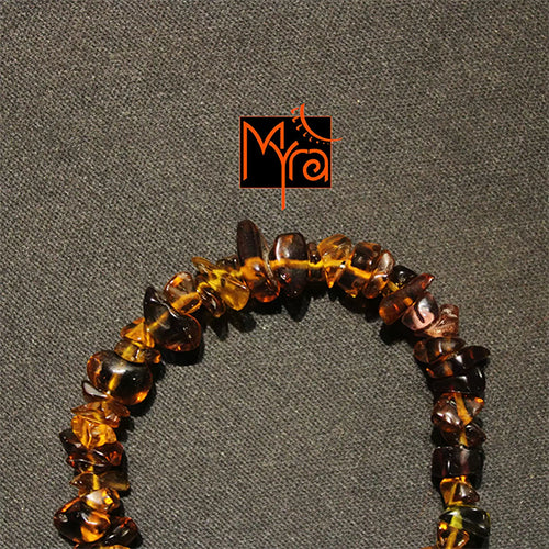 Amber Uncut Stone Bracelet