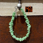 Uncut Stone Bracelet : Tea Green
