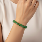 Uncut Stone Bracelet : Lime Green