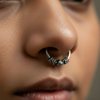 Knotted Grace Clip-On Septum Ring
