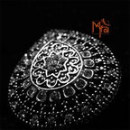 Teardrop Shape Stone Studded Ring