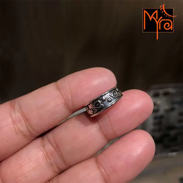 Solar System Pattern Toe Ring