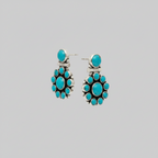 Firoza Rani | Turquoise Sterling Silver Earrings