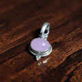 Rose Quartz Blush Bloom Pendant 92.5 sterling silver MYRA
