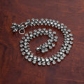 Traditional Unpolished Silver Anklet