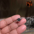 Oxidised Double Layer Flower Ring
