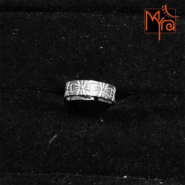 Abstract Flower Toe Ring