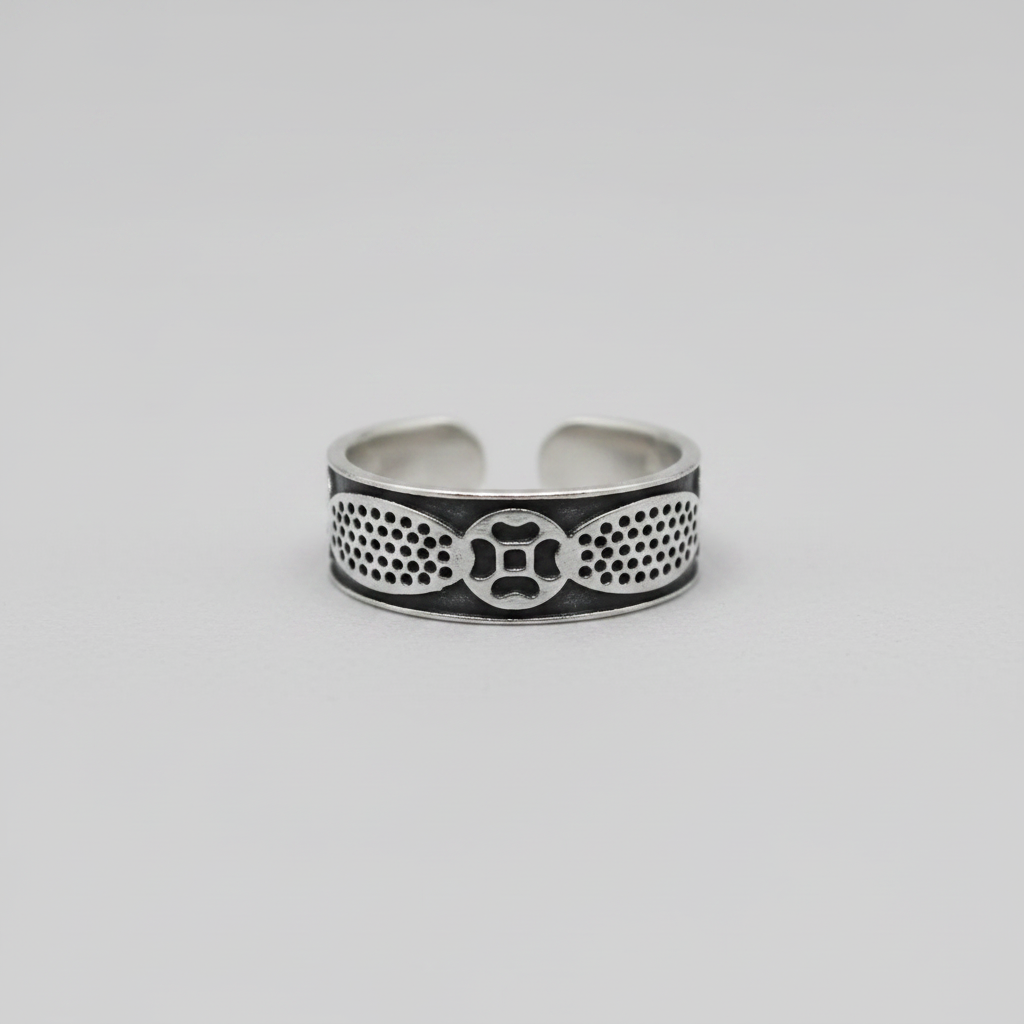 Oxidised Toe Ring