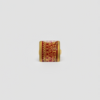 Lal Rong | Red Design Handpainted Brooch