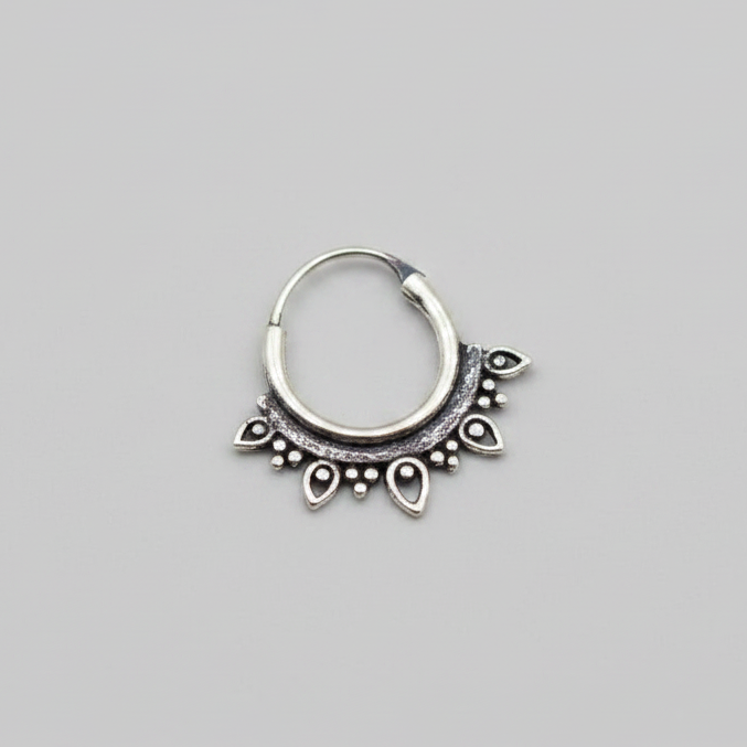 Floral Whirl Septum Ring