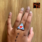 Bird Handpainted Ring