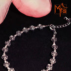 Rose Charm Metal Bracelet