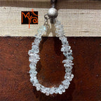 Uncut Stone Bracelet : Transparent