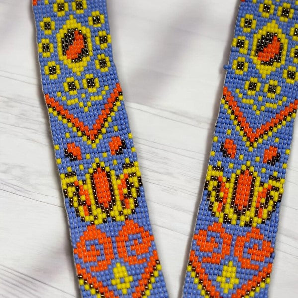 African Weave Necklace : Lotus