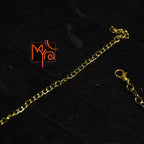 Round Pattern Tibetan Stone Choker : Blue