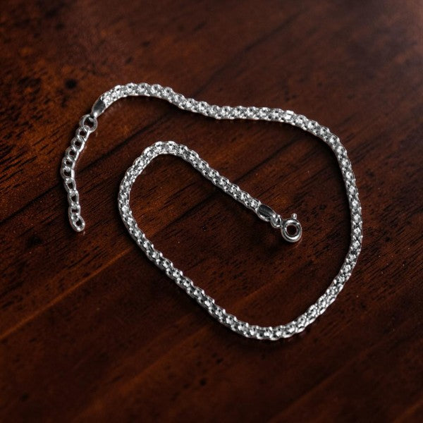 Thick Woven Chain Anklet