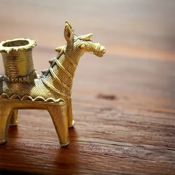 Dokra Donkey Candlestand