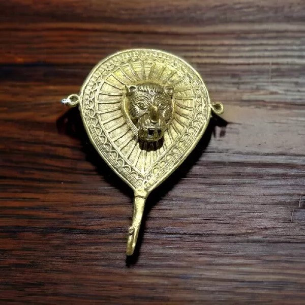 Dokra Tiger Faced Hanger