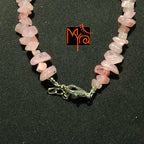 Light Pink Uncut Stone Bracelet