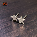 Silver Stellar Stud Earrings