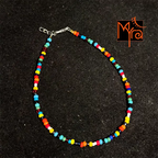 Plain Beaded Anklet : Multicolor (II)