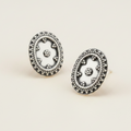 Unpolished Ear Tops : Oval