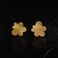 . Megh - Cloud Brass Ear Studs