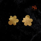 . Megh - Cloud Brass Ear Studs
