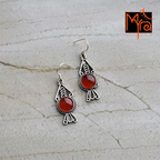 Fish Pattern Carnelian Earring