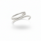 Twin Orbit Silver Nose Ring – 92.5 Sterling Silver (silver color)