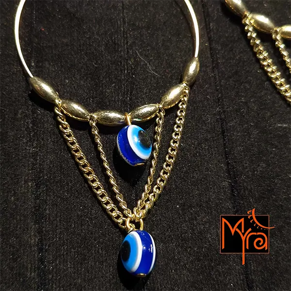 Evil Eye Hoops