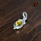 Buy tiger eye pure silver pendant India MYRA
