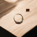 Prism Bloom Septum Ring 92.5 sterling silver pure silver MYRA