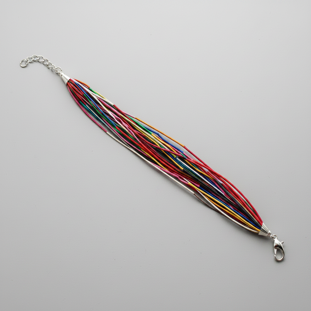 Bunch of Assorted Beaded Bracelet : Multicolor
