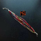 Bunch of Assorted Beaded Bracelet : Multicolor